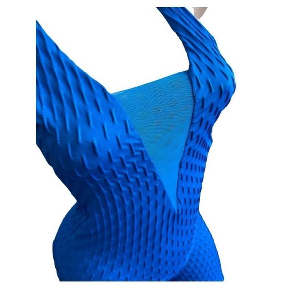 Brazilian LOVEFIT JUMPSUIT- NWOT IN ROYAL BLUE - Picture 6 of 14